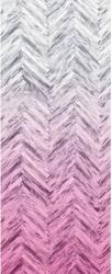 Komar vlies fotótapéta Herringbone Pink Panel 100 cm x 250 cm