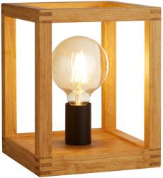 Searchlight Square asztali lámpa fából 1xE27 max 60W