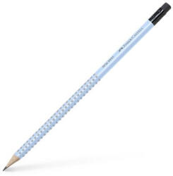Faber-Castell Grafitceruza radírral, B, háromszögletű, FABER-CASTELL Grip 2001, égkék (TFC217274) (217274)