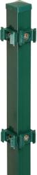  Sarokoszlop rögzítőlapkákkal 220 cm zöld (043159)