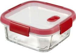 Keter Smart Cook szögletes üveg ételtartó 0, 7 l átlátszó piros (235706)