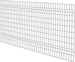 Egyrudas hálós kerítéspanel 3D antracit 100 cm x 200 cm (042423)