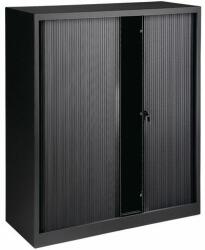 Robberechts Fekete szekrény redőnnyel, polcok nélkül, magasság: 102 cm, szélesség: 120 cm