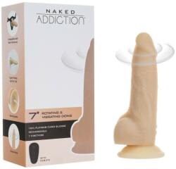 Addiction Naked Addiction - 7.5" Rotating & Vibrating Dong with Remote
