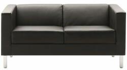 Sokoa Oxel kétüléses kanapé, fekete