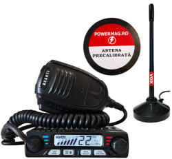 Avanti Set Statie Radio CB Avanti Supremo 2, cu Antena CB Precalibrata Micro 200