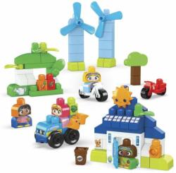 Mattel Mega Bloks Green Town Építs és tanulj ökoház (HCG36)