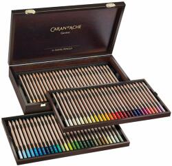 Caran d'Ache Umělecké pastely v tužce 84 barev v dřevěném boxu (788.484)
