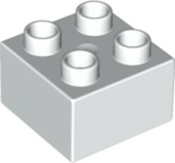 LEGO® Alkatrészek (Pick a Brick) Fehér 2x2 DUPLO Kocka Elem 343701