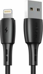 Vipfan Racing X05 USB-A apa - Lightning apa 2.0 Adat és töltő kábel - Fekete (3m) (X05LT-3M-BLACK)