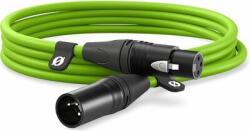 RØDE XLR3M XLR-Cable zöld 3 m XLR mikrofonkábel