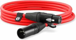 RØDE XLR3M XLR-Cable piros 3 m XLR mikrofonkábel