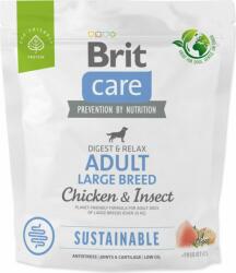 Brit Hrănire Brit Care Dog Sustainable Adult Rase Mari Pui și Insoc 1kg (294-172181)