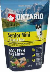 ONTARIO Hrăniți Ontario senior Mini Fish & Rice 0, 75 kg (214-11173)
