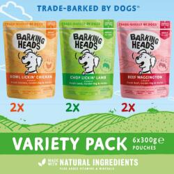 Barking Heads & Meowing Heads Variety Pack 6 x 300 g