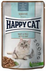 Happy Cat Sensitive Haut & Fell / Bőr és szőrzet 12 x 85 g