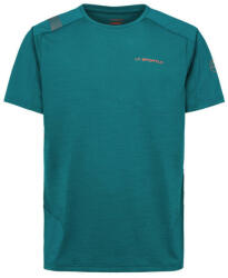 La Sportiva Compass T-Shirt M Mărime: L / Culoare: albastru/verde