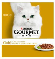 Gourmet GOLD konzerv - húsdarabok szószban 48 x 85g