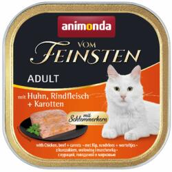 Animonda Vom Feinsten Adult Cat csirke, marha + sárgarépa 12 x 100 g