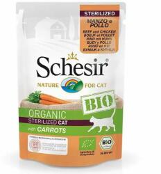 Schesir cat bio ivartalanított marha és csirke sárgarépával 6 x 85 g