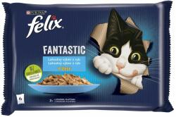 FELIX Fantastic tasakos eledel lazacból és lepényhalból kocsonyában 48 x 85 g