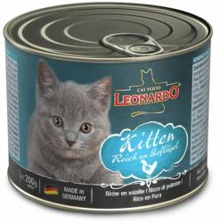 Leonardo Konzerv kiscicáknak Leonardo Kitten 12 x 200 g