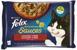FELIX Sensations Sauces zacskós eledel, ízletes válogatás szaftban 36 x 85 g
