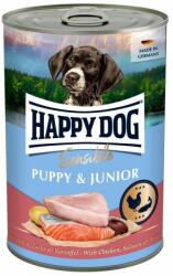 Happy Dog Sensible Puppy & Junior 12 x 400 g / csirke és lazac