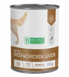 Nature's Protection dog adult Beef & Chicken liver 12 x 800 g