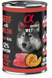 Alpha Spirit Dog Wet - Beef & Melon 6 x 400 g