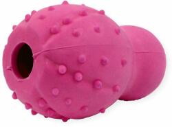 PET NOVA TPR Snowman gumijáték kutyák számára - rózsaszín 9, 5 cm