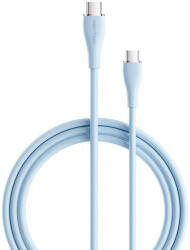Vention Cablu USB-C 2.0 la USB-C 5A Vention TAWSG 1, 5 m silicon albastru deschis (056677)