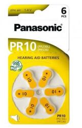 Panasonic Baterii Zinc-Aer Panasonic PR10 pentru aparatele auditive - 6 buc Baterii de unica folosinta
