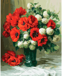 Criando Picturi pe numere Flori, 40x50 cm, Aranjament Floral, PDP3509 (PDP3509_5040)