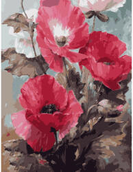 Criando Picturi pe numere Flori, 40x50 cm, Magi Regali, PDP2604 (PDP2604_5040) Carte de colorat