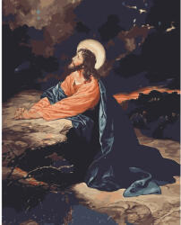 Criando Picturi pe numere Religioase, 40x50 cm, Rugaciune Absoluta, PDP3653 (PDP3653_5040)