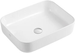 INVENA Florina, kerámia mosogató 51x40x13 cm, fehér, INV-CE-40-001-C (INV-CE-40-001-C)