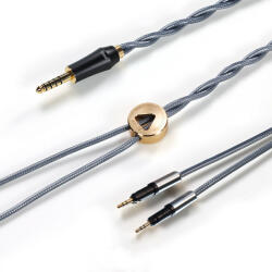 DD HIFI BC150B - Szimmetrikus ezüst fejhallgató kábel 4, 4mm Pentaconn csatlakozóval - 295cm - 2, 5mm Audio-Technica (DDHIFI-BC150B-25AT-295)