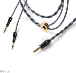 DD HIFI BC150B 3.5mm HiFiMan- Szimmetrikus ezüst fejhallgató kábel 4.4mm csatlakozóval - 295cm (DDHIFI-BC150B-35HM-295)