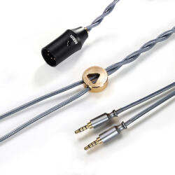 DD HIFI BC150XLR 3.5mm HiFiMan - Szimmetrikus ezüst fejhallgató kábel 4-Pin XLR csatlakozóval - 295cm (DDHIFI-BC150XLR-35HM-295)