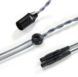 DD HIFI BC150XLR - Szimmetrikus ezüst fejhallgató kábel 4-Pin XLR csatlakozóval - 145cm - 2-Pin (Recessed) (DDHIFI-BC150XLR-2PRS-145)