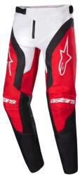 Alpinestars Racer Ocuri 2024 Pantaloni de motocros pentru copii roșu, alb și negru (AIM174-0038)
