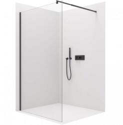 Cerano Onyx, Walk-in zuhany paraván 60x200 cm, 8mm átlátszó üveg, fekete profil, CER-CER-DY101B-60-200 (CER-CER-DY101B-60-200)