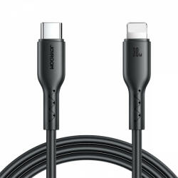 JOYROOM USB-C - Lightning Flash-Charge Kábel - 1m 30W - Fekete (SA26-CL3)