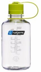 Nalgene Narrow-Mouth 500 mL Sustain Sticlă Clear/Green Cap