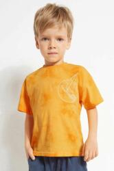 MAYORAL gyerek pamut póló narancssárga, mintás - narancssárga 128 - answear - 5 090 Ft