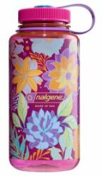 Nalgene Wide Mouth Sustain 1000 ml Sticlă Magenta/Botanical Florals
