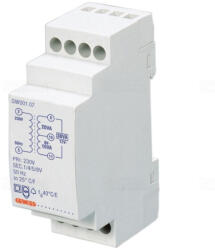Gewiss Csengőtranszformátor 5va 230/4+8=12v 2 M (gw96421) (gw96421)