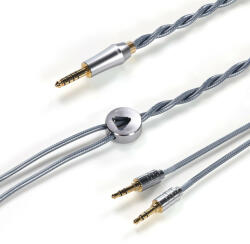 DD HIFI BC150B - Cablu pentru căști cu simetrie de argint, cu conector Pentaconn de 4, 4 mm. - 145cm - 3, 5mm (DDHIFI-BC150B-35-145)