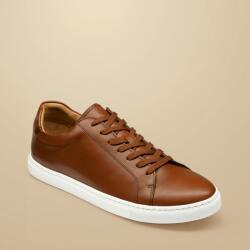 Charles Tyrwhitt Leather Sneakers - Dark Tan - 44, 5